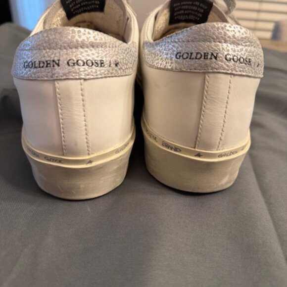 Golden Goose Silver and White Hi Star - Size 40 (9.5 U.S.) - Picture 3 of 8